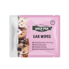 پد مرطوب ساشه گوش سگ و گربه 100 عددی گلد پد