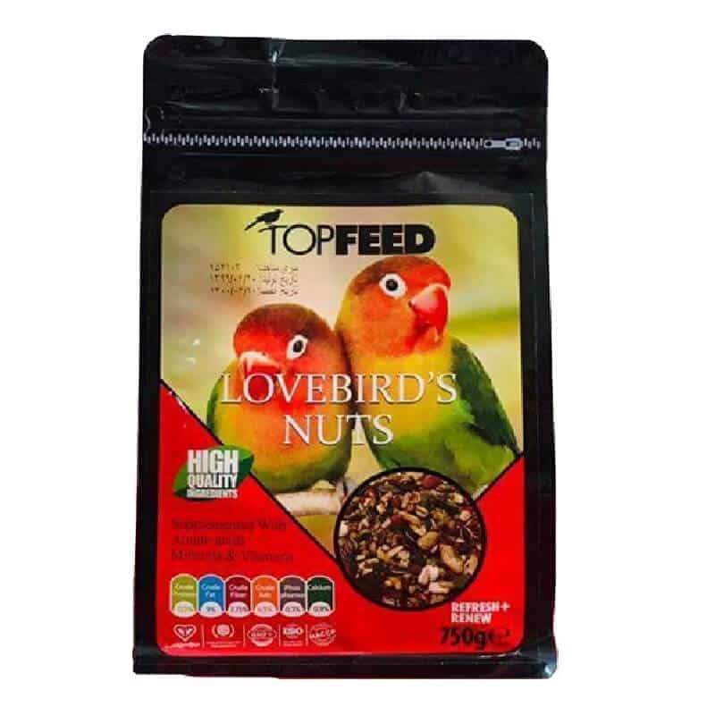 خوراک اجیلی طوطی برزیلی 750 گرم تاپ فید